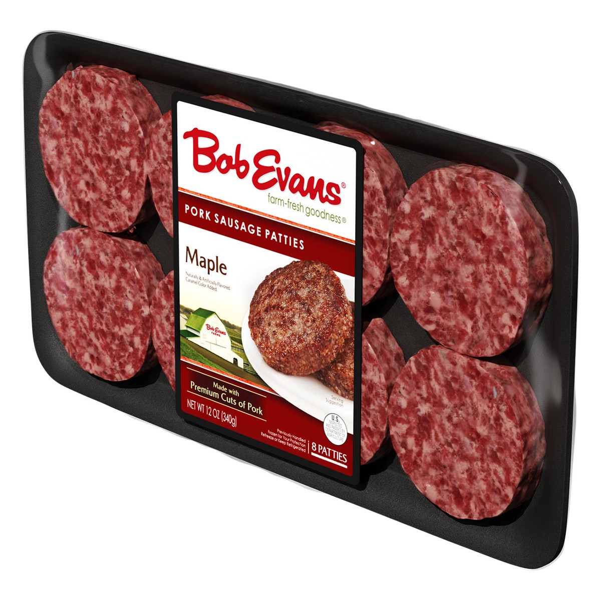 slide 2 of 11, Bob Evans Maple Sausage Patty - 12 Oz, 12 oz