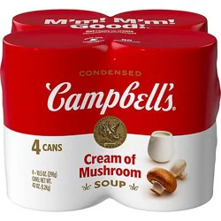 Campbell's Condensed Cream Of Mushroom Soup 4 Count - 10.5 Oz