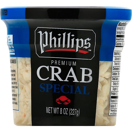slide 1 of 1, Phillips Special Crab Meat - 8 Oz, 8 oz