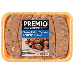 Premio Sweet Chicken Sausage With Kale - 14 Oz