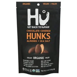 Hu Choc Hunks Almond Sea Salt - 4 Oz