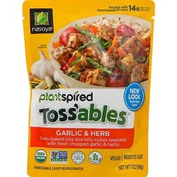 Nasoya Tossables Garlic And Herb Tofu Cubes - 7 Oz