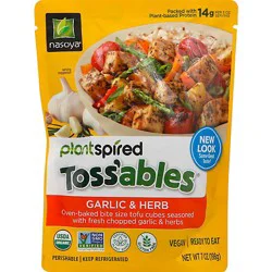 Nasoya Tossables Garlic And Herb Tofu Cubes - 7 Oz