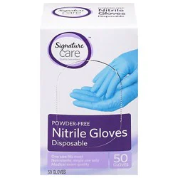 Signature Select/care Nitrile Gloves - 50 Ct