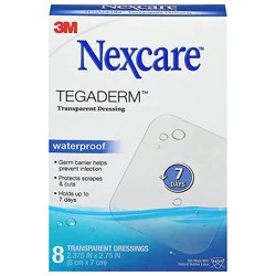 Nexcare Tegaderm Transparent Dressing - 8 Ct