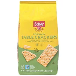Schar Table Cracker Rosemary Gluten Free - 7.4 Oz