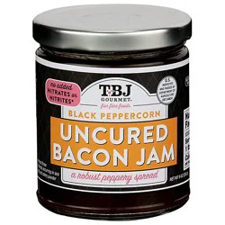 Tbj Gourmet Jam Bacon Black Pepper - 9 Oz