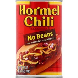 Hormel Chili No Bean - 25 Oz
