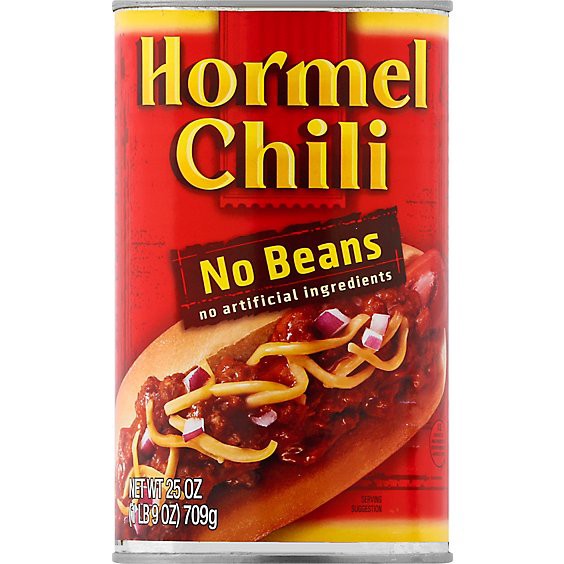 slide 1 of 1, Hormel Chili No Bean - 25 Oz, 25 oz