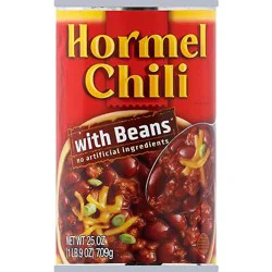 Hormel Chili With Beans - 25 Oz
