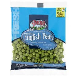 Pero Family Farms English Peas - 6 Oz