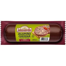 Johnsonville Pork & Beef Summer Sausage Jalapeno Cheddar - 12 Oz