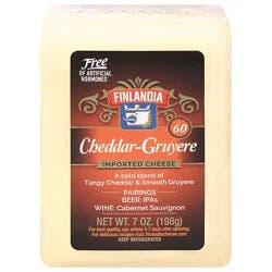 Finlandia Cheddar Gruyere Chunk - 7 Oz