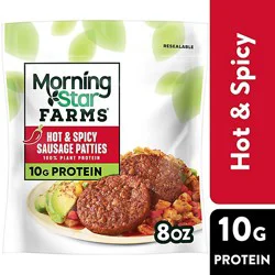 Morningstar Farms Veggie Breakfast Hot And Spicy Vegan Meat - 6 - 8 Oz