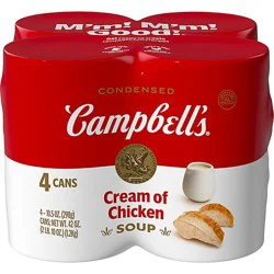 Campbell's Condensed Cream Of Chicken 4 Count - 10.5 Oz