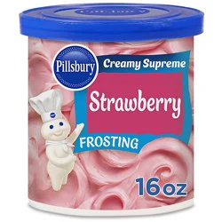 Pillsbury Crmy Suprm Strawberry Frosting - 16 Oz