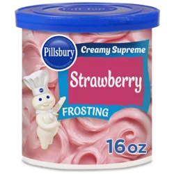 Pillsbury Crmy Suprm Strawberry Frosting - 16 Oz