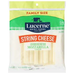 Lucerne Cheese String Mozzarella - 24 Oz