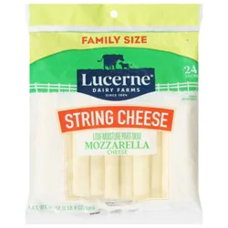 Lucerne Cheese String Mozzarella - 24 Oz