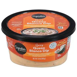 Signature Select/cafe Dip Spicy Queso Blanco - 12 Oz