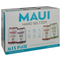 Maui Seltzer Variety In Cans - 12-12 Fz