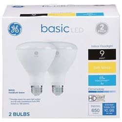 Ge Led Basic R30 65w Eq Soft White 2ct - 2 Ct