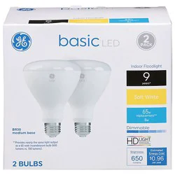 Ge Led Basic R30 65w Eq Soft White 2ct - 2 Ct