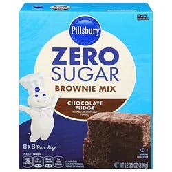 Pillsbury Zero Sugar Chocolate Fudge Flavored Brownie Mix - 12.35 Oz