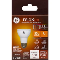 Ge Led Relax Par20 50w Eqv 1ct - Ea