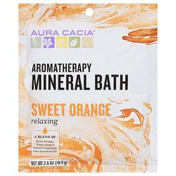 Aura Cacia Aromatherapy Mineral Bath Relaxation - 2.5 Oz