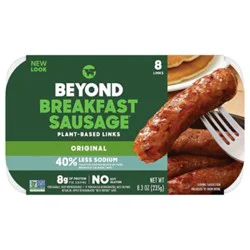 Beyond Meat Beyond Breakfast Sausage Plant Based Classic Breakfast Links - 8.3 Oz