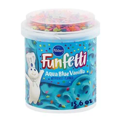 Pillsbury Funfetti Aqua Blue Vanilla Frost - 15.6 Oz