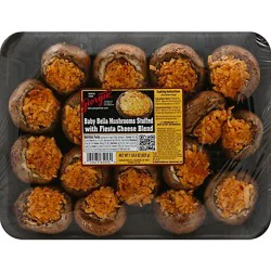 Mushrooms Baby Bella Fiesta Stuffed - 22 Oz