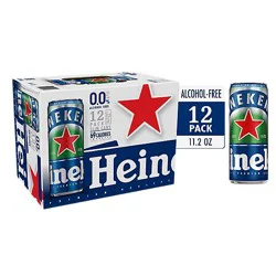 Heineken 0.0 Non-Alcoholic Beer Cans - 12-11.2 Fl. Oz.