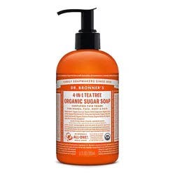 Dr. Bronner's Tea Tree Organic Sugar Soap - 12 Fl. Oz.
