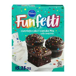 Pillsbury Funfetti Chocolate Cake Mix - 15.25 Oz