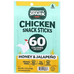Mighty Spark Honey Jalapeno Chicken Snack Sticks - 4 Oz