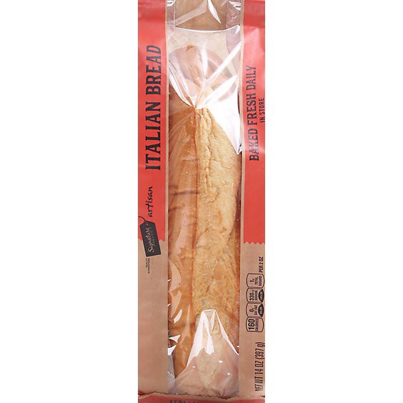 slide 1 of 1, Signature Select Italian Bread - Each, 14 oz