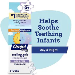 Orajel Baby Non Medicated Cooling Gel Daytime & Nighttime - .36 Oz