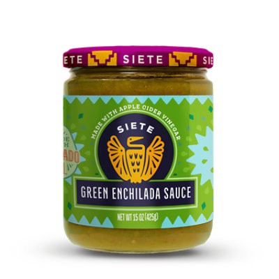slide 1 of 1, Siete Green Enchilada Sauce - 15 Oz, 15 oz