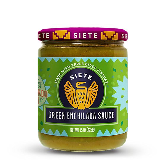 slide 1 of 1, Siete Green Enchilada Sauce - 15 Oz, 15 oz