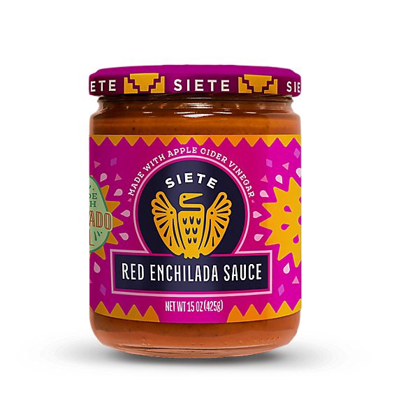 slide 1 of 1, Siete Red Enchilada Sauce - 15 Oz, 15 oz
