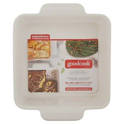 Gc Stone Sqr Dish 2qt - Ea