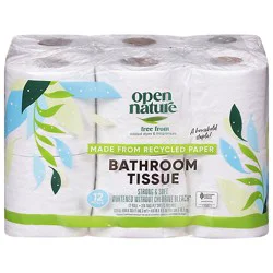 Open Nature Bathroom Tissue - 12 Rolls