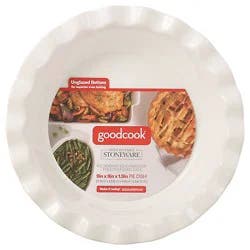 Gc Stoneware Pie Dish 1.5qt - Ea