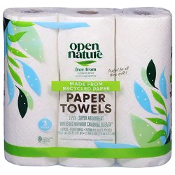 Open Nature Paper Towels - 3 Rl