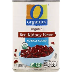 O Organics Beans Red Kidney No Salt Added - 15 Oz