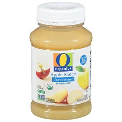 O Organics Apple Sauce Unsweetened - 23 Oz