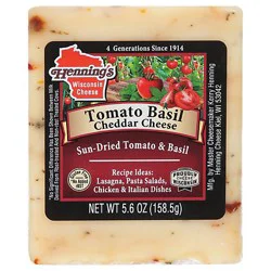 Hennings Tomato Basil Cheddar Cheese
