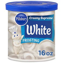 Pillsbury Crmy Suprm White Frosting - 16 Oz